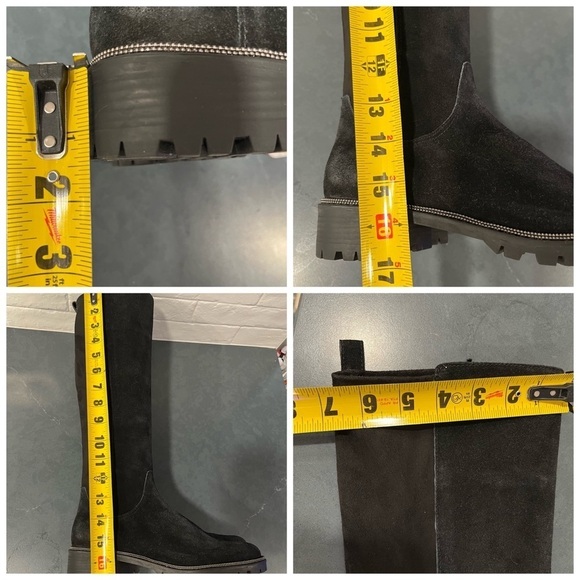 NWT Alex Marie sz 6 Lemala black suede tall western boots - Picture 14 of 16